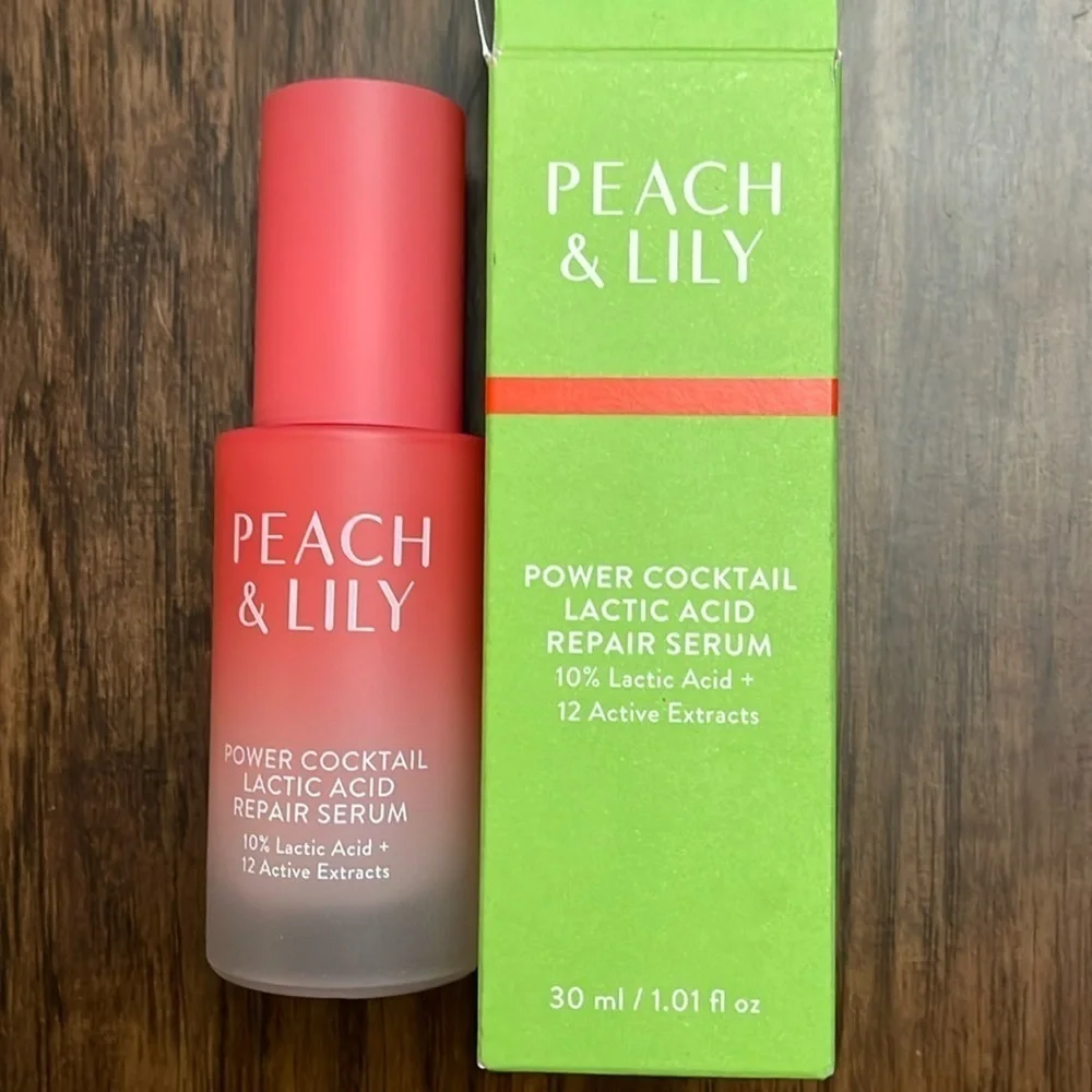 NEW Full size Peach & Lily Lactic Acid Repair Serum